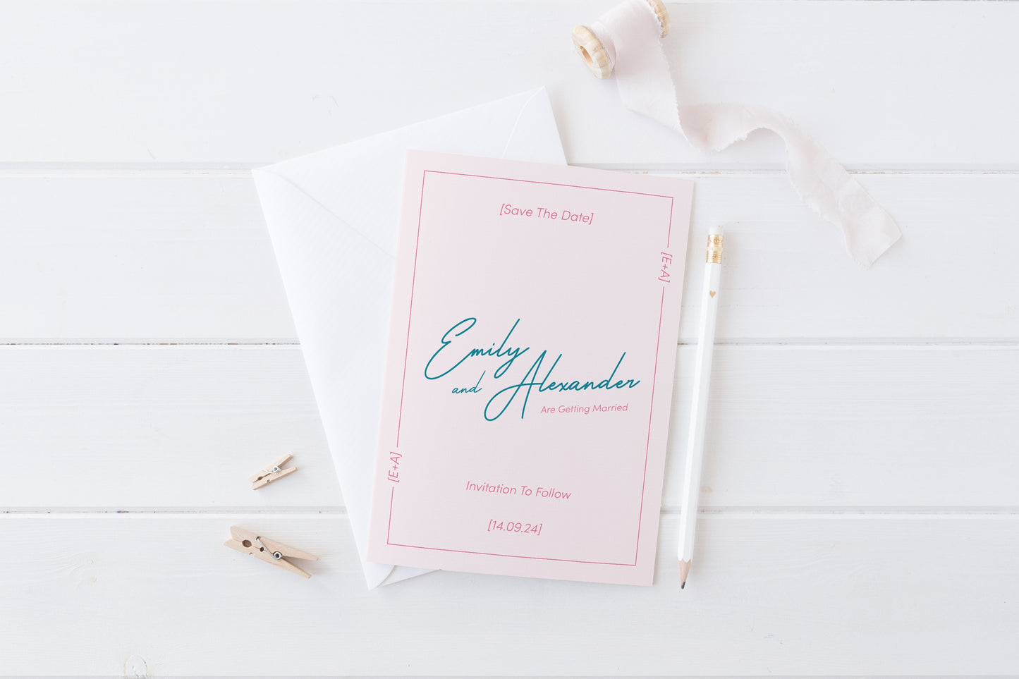 Blush Romance Save The Date