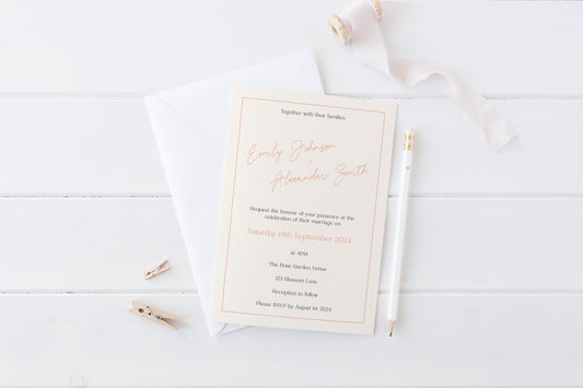 Chic Forever Invitation