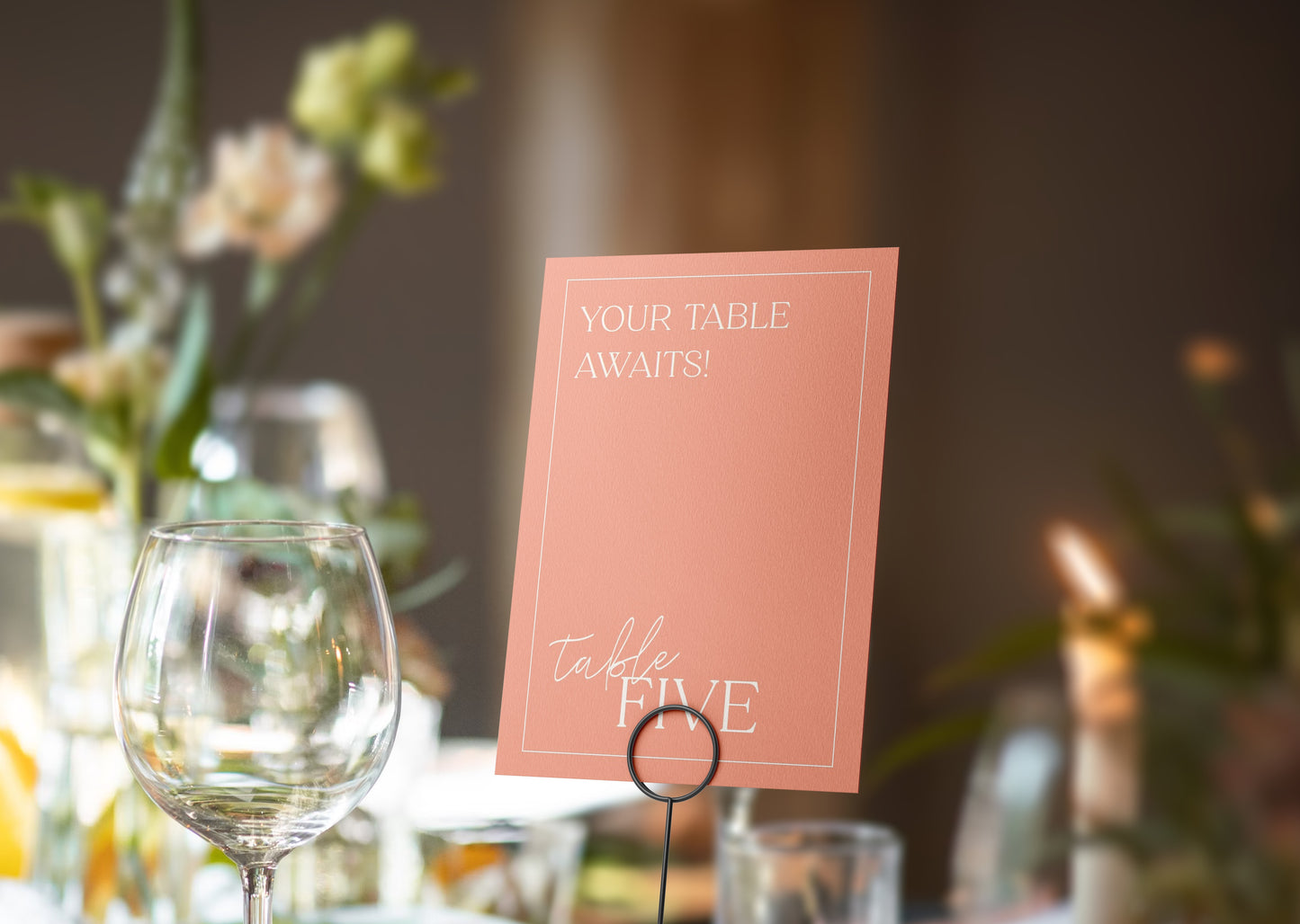 Chic Forever Table Numbers