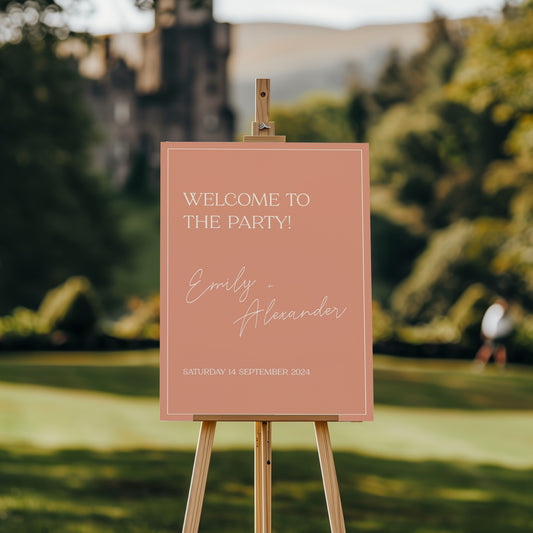 Chic Forever Welcome Sign