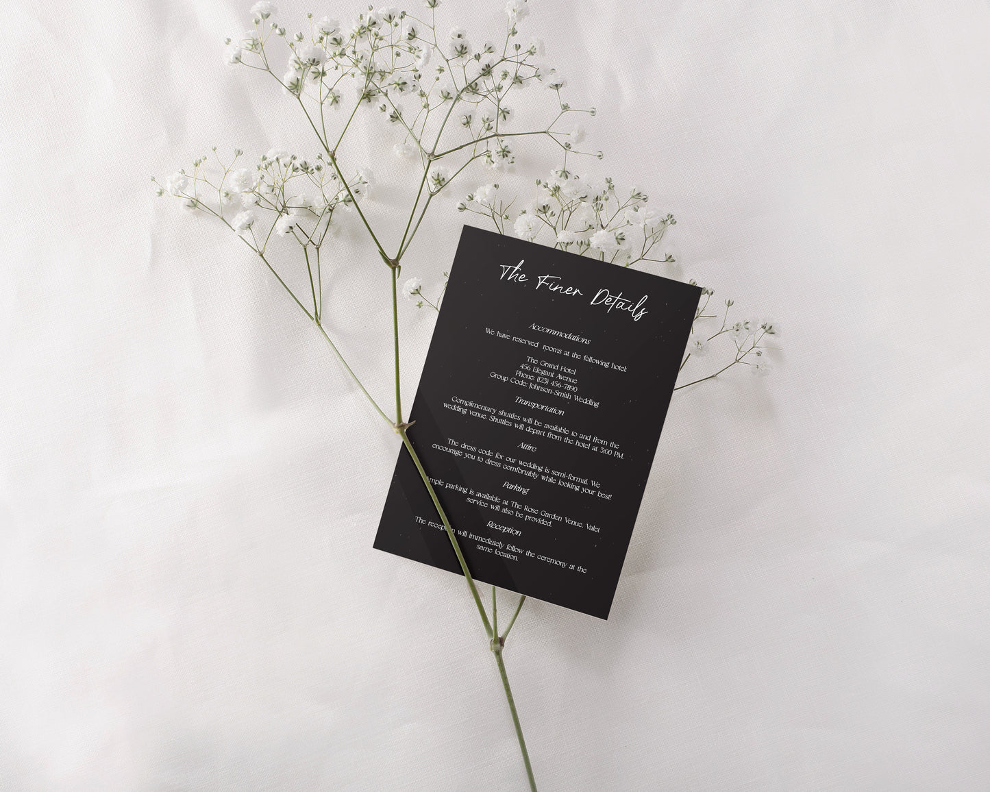 Eternal Noir Details Card