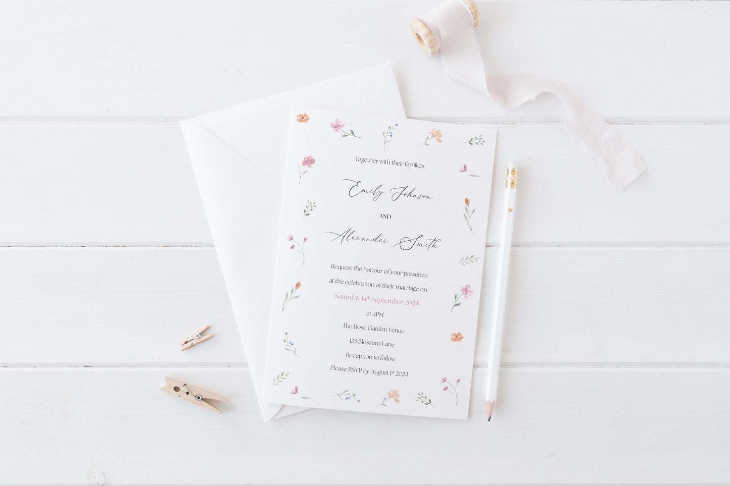Garden Blossom Invitation