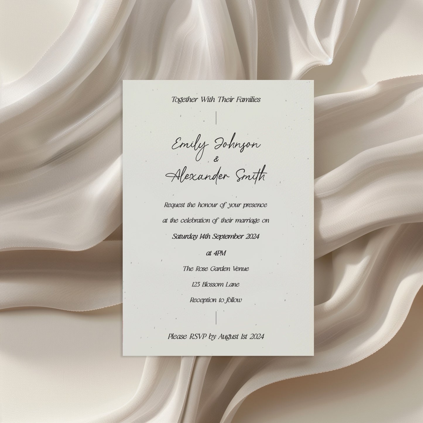 Eternal Noir Invitation