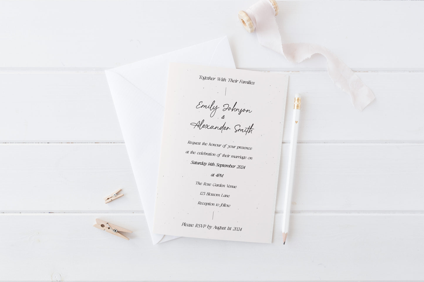 Eternal Noir Invitation