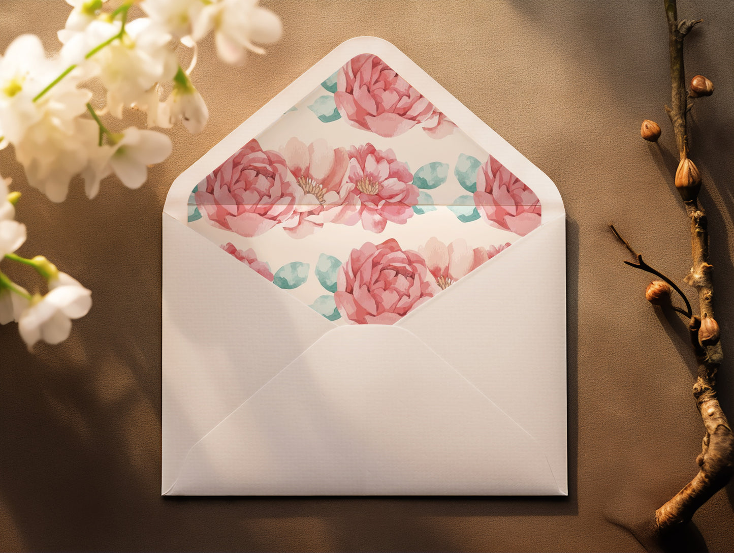 Scarlet Elegance Envelope Liner