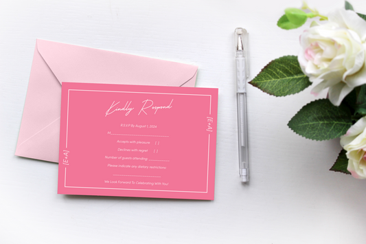 Blush Romance RSVP