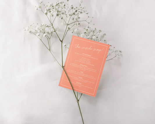 Chic Forever Details Card