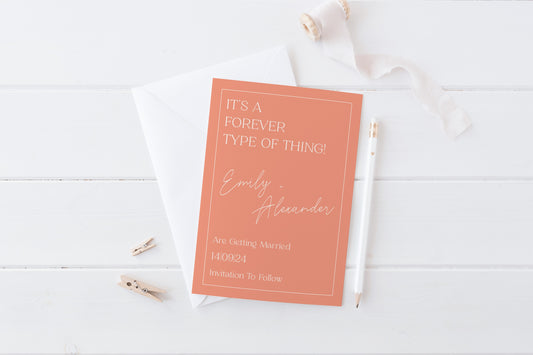 Chic Forever Save The Date