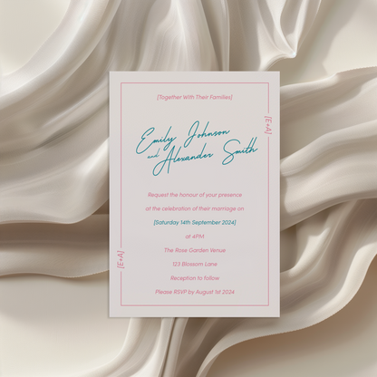 Blush Romance Invitation